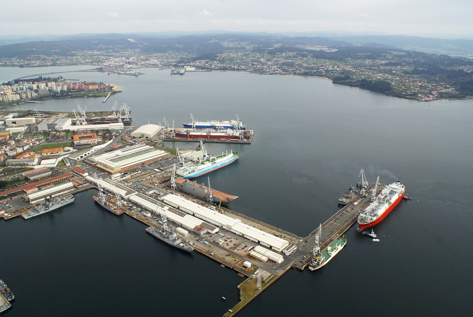 La Ría de Ferrol desde tierra